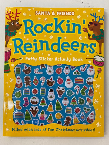 Rockin' Reindeers Puffy Sticker Activity Book