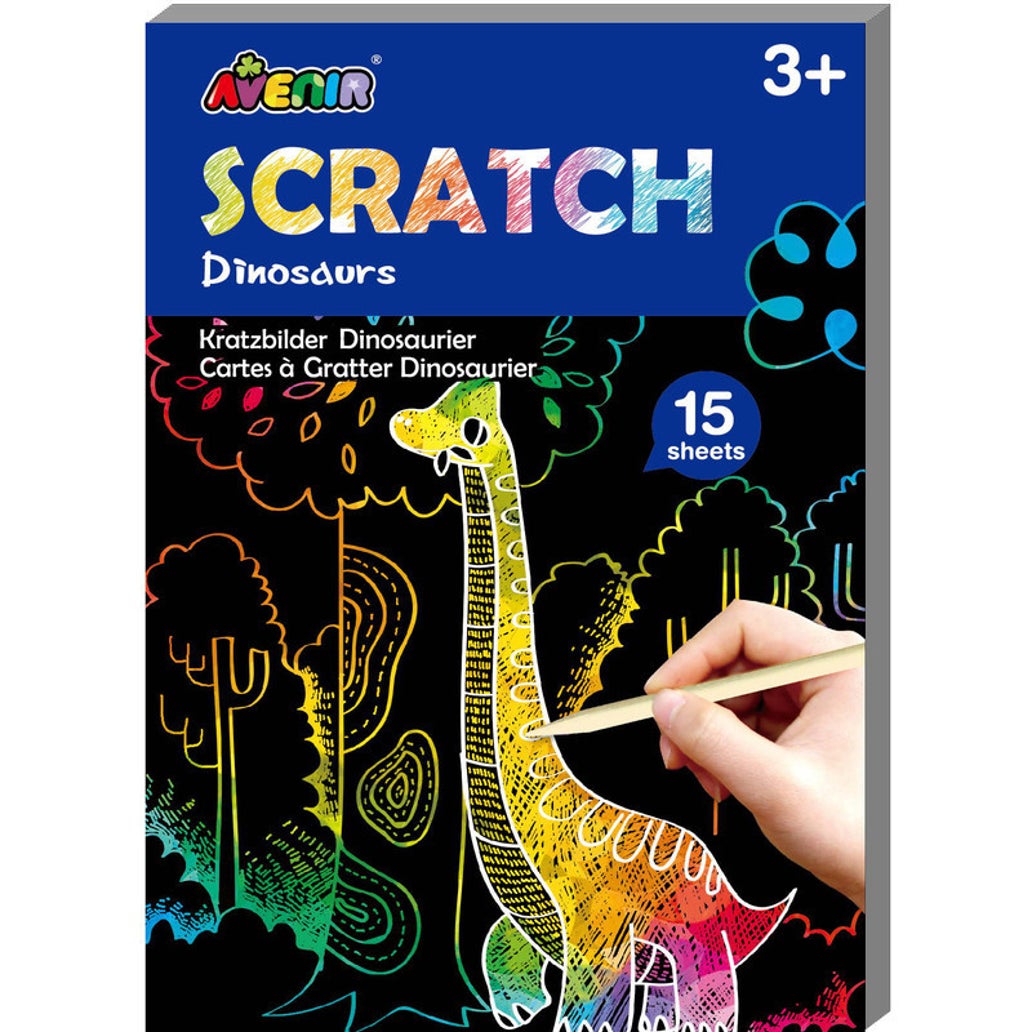 Scratch Art Dinosuars