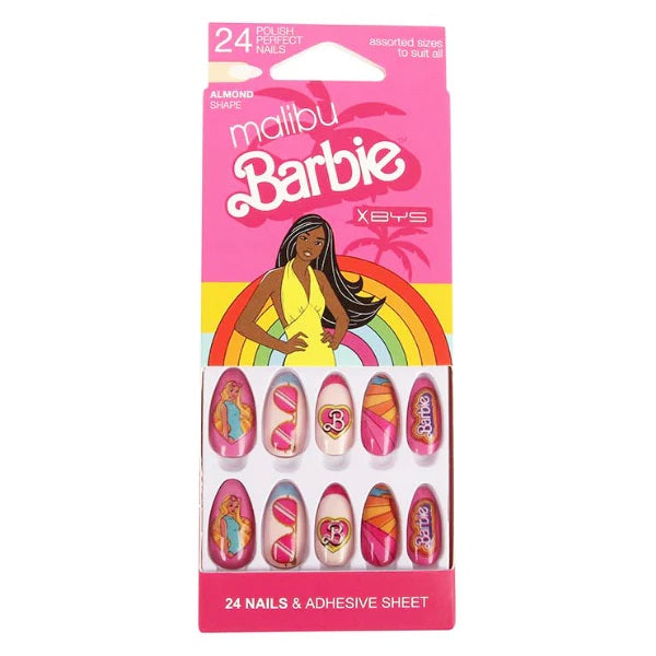 Stick on nails Barbie malibu Colour summertime