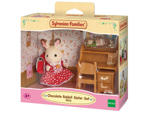 Sylvanian Families Chocolate Rabbit Sister Set 5016