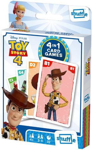 Toy Story 4 Shuffle 4 in 1 Card Games