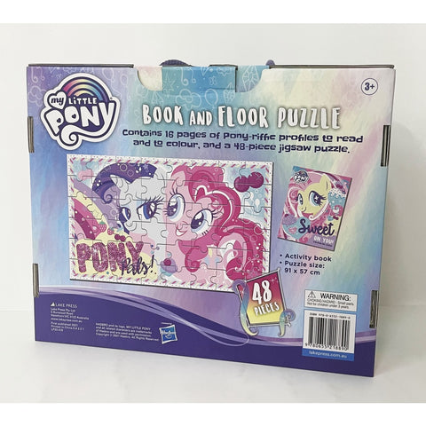 My Little Pony Book and Floor Puzzle