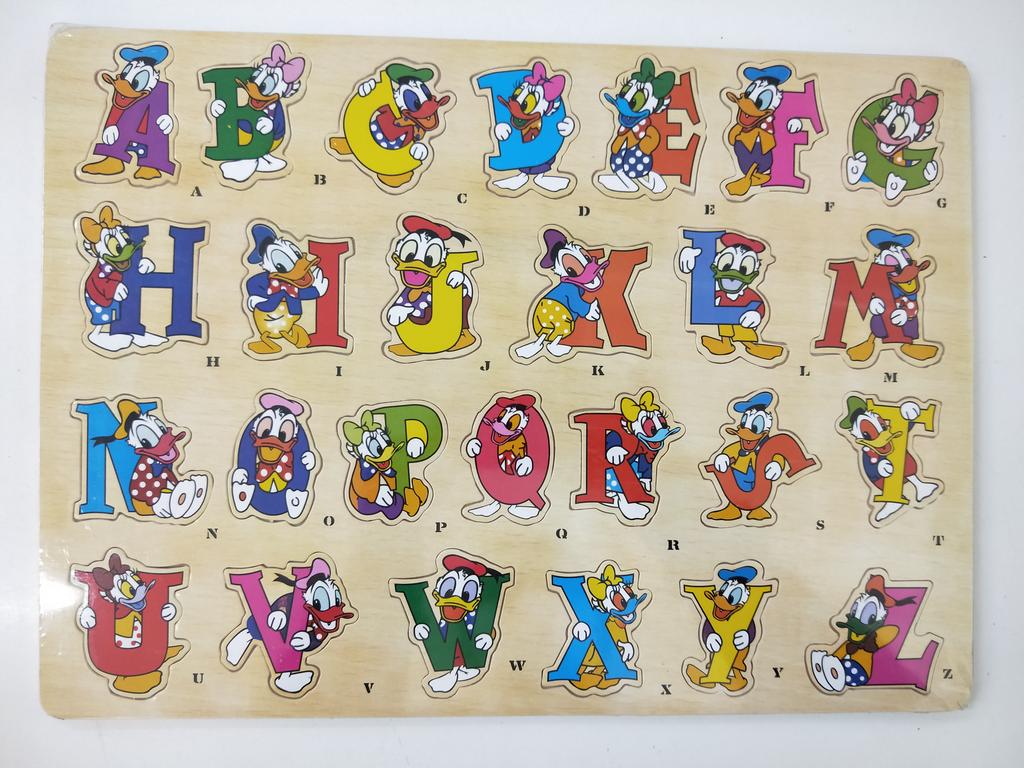 ABC Donald and Daisy Duck Tray Puzzle