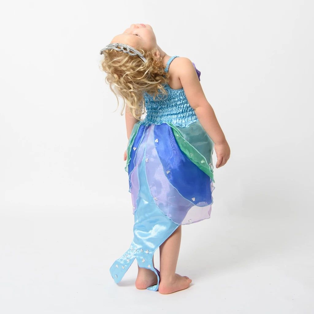 Fairy Girls Aqua Mermaid Dress