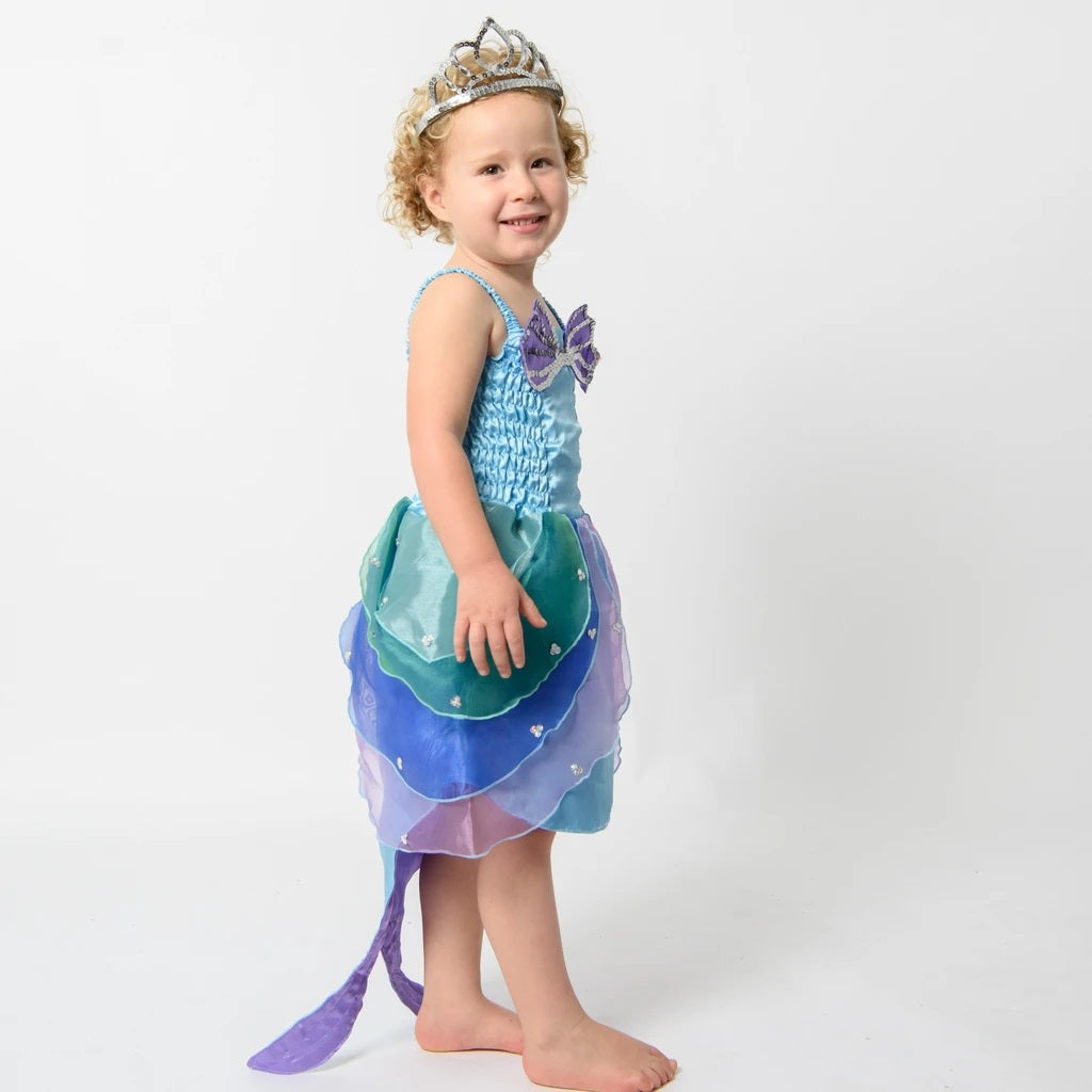 Fairy Girls Aqua Mermaid Dress