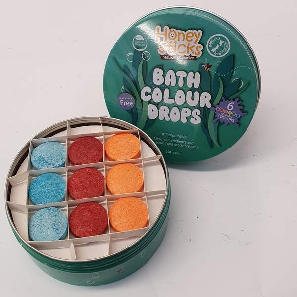 honeysticks bath drops - bath colour