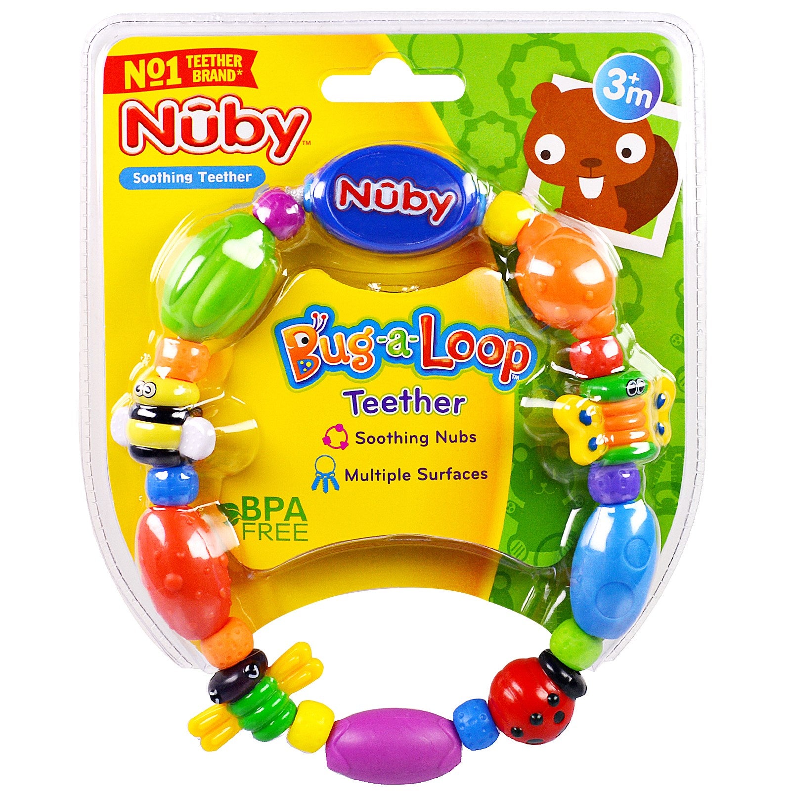 kidz-stuff-online - Nuby Bug-a-loop Teether