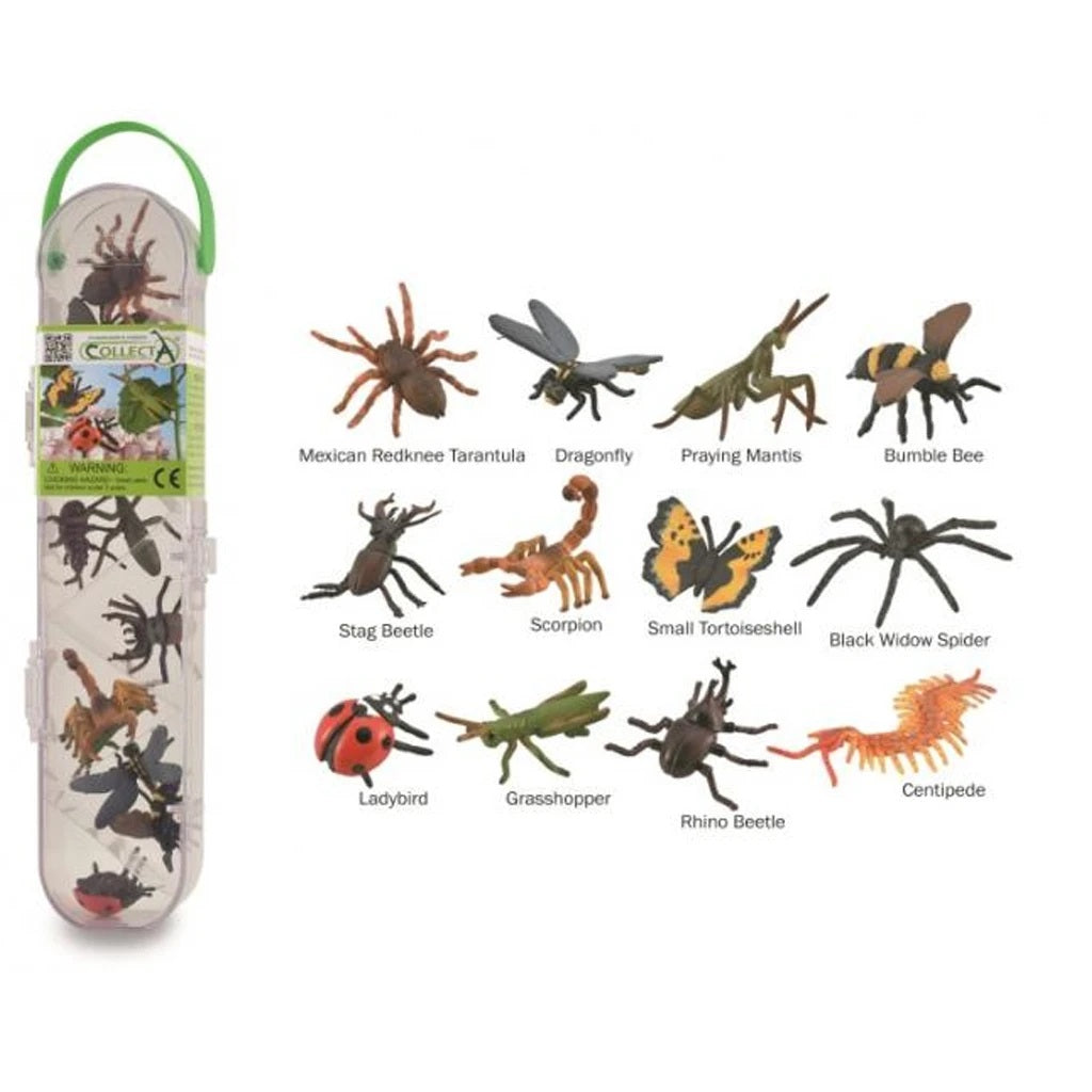 Mini Tube of Mini Insects and Spiders