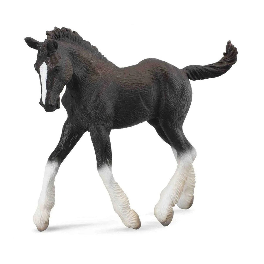 Shire Horse Foal Black figurine