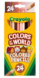 Crayola Colour of the World Pencils 24 Pack