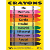 Te Reo Crayons 10pk