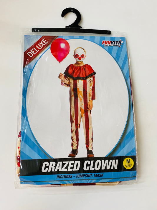 Crazed Clown Child Costume