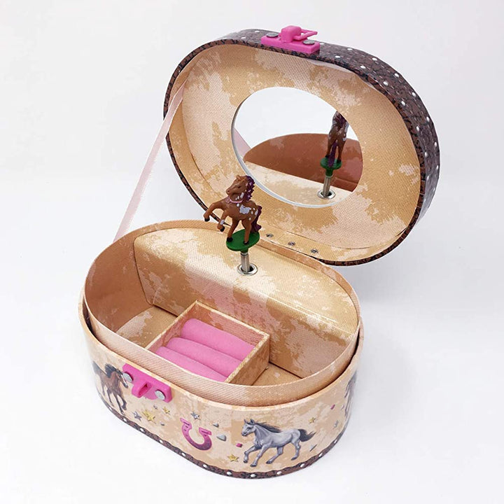 Musical Jewellery box Dashing Horse