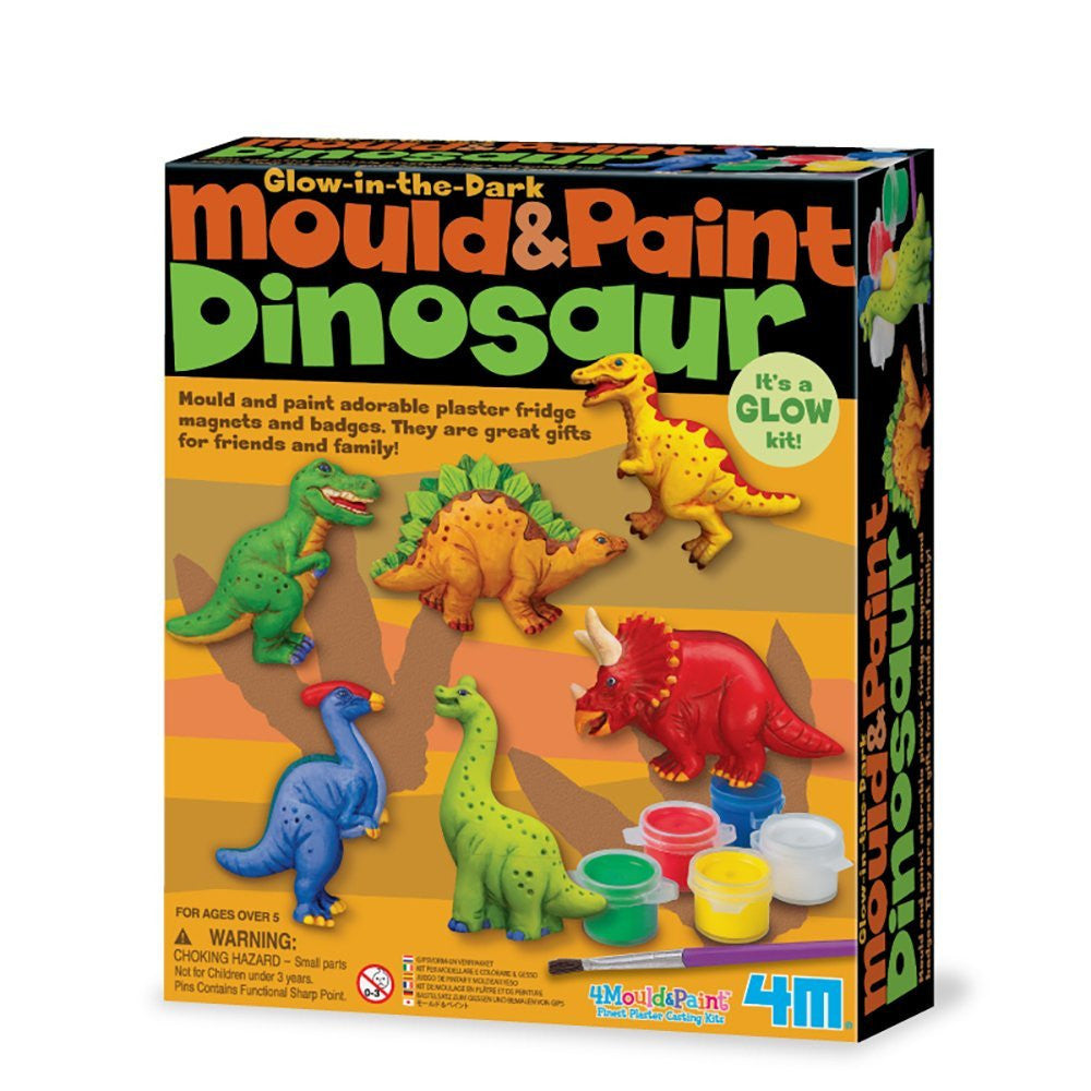 kidz-stuff-online - Mould & Paint Kit - Dinosaur (Glow Kit)