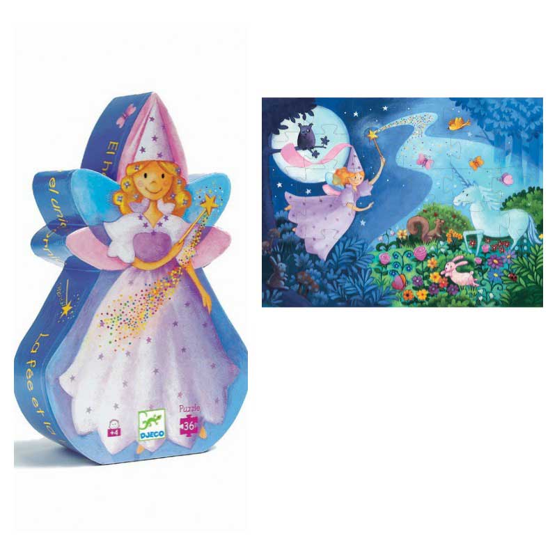kidz-stuff-online - Djeco The Fairy and the Unicorn Puzzle