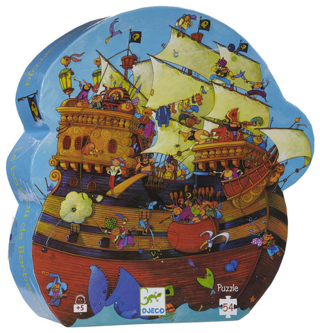 Barbarossa Pirate Ship Puzzle 54 Piece - Djeco