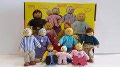 kidz-stuff-online - Doll Family wooden ecotoy