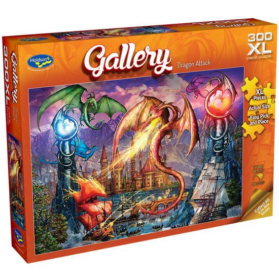 300XL Piece Puzzle Dragon Attack