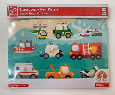 Emergency Peg puzzle Hape