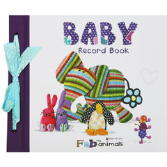 kidz-stuff-online - Baby Record Book - Fabric Animals