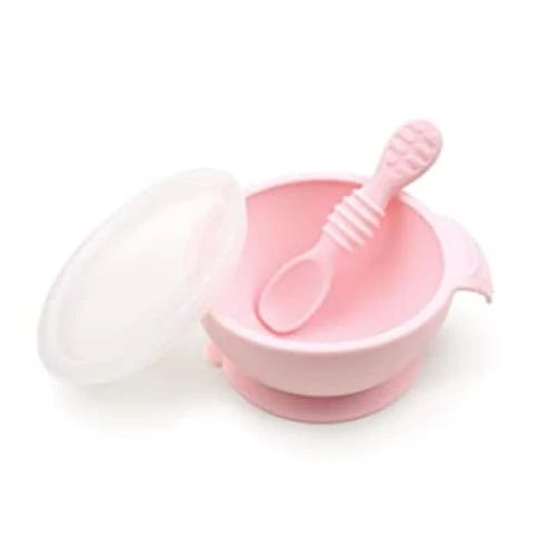 Bumkins Silicone First Feeding Set - Pink