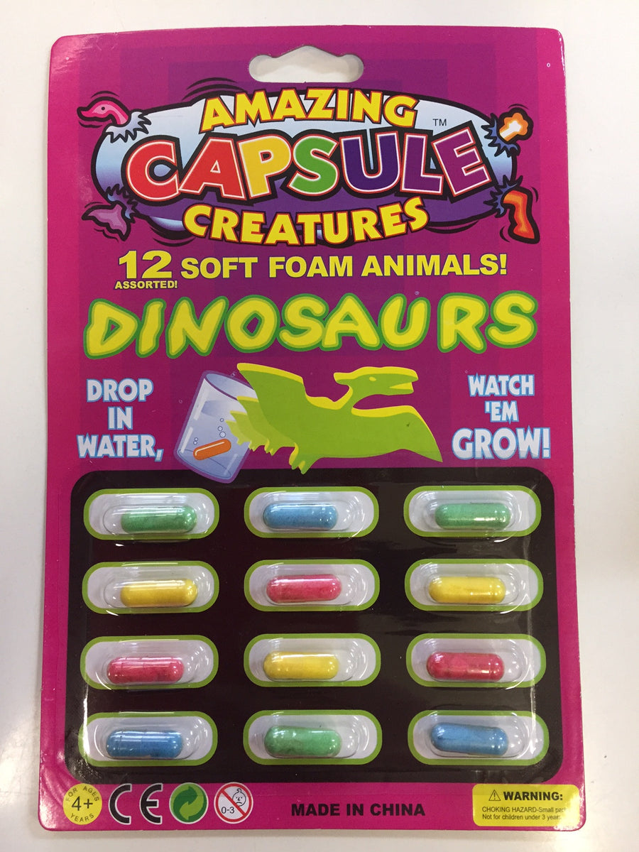 kidz-stuff-online - Capsule Creatures - Growing Pet Dinosaurs