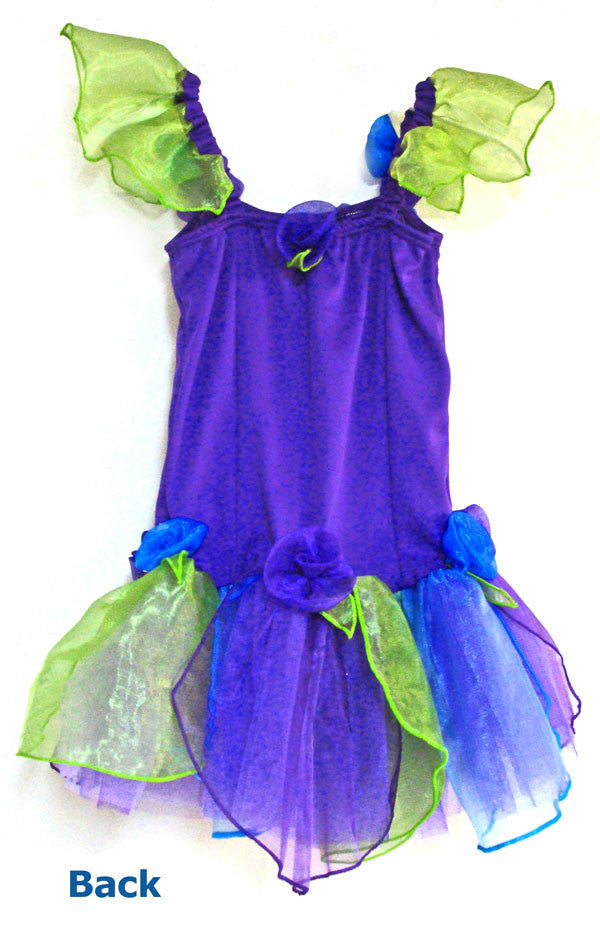 kidz-stuff-online - Fairy Girls Purple Fairy Dress Large