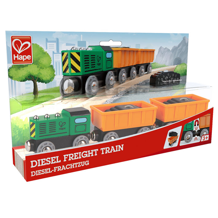kidz-stuff-online - Hape Diesel Freight Train Set