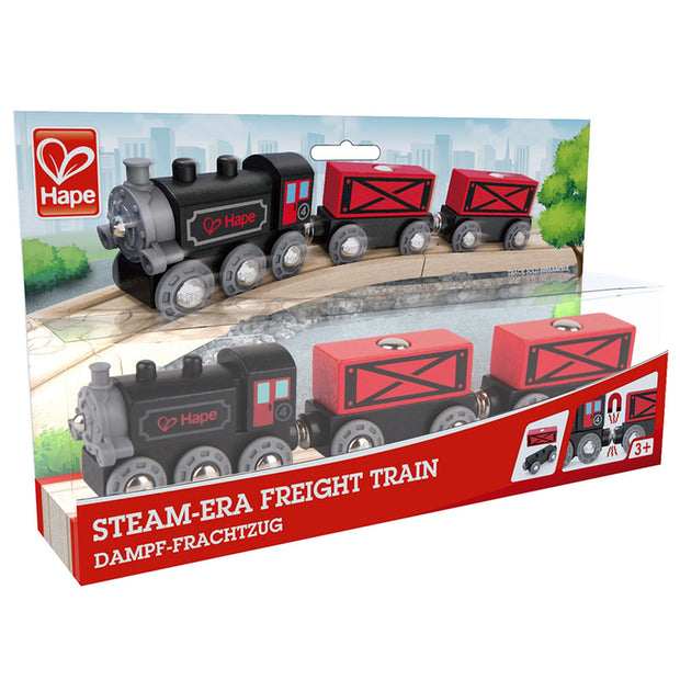 kidz-stuff-online - Hape Steam-Era Freight Train