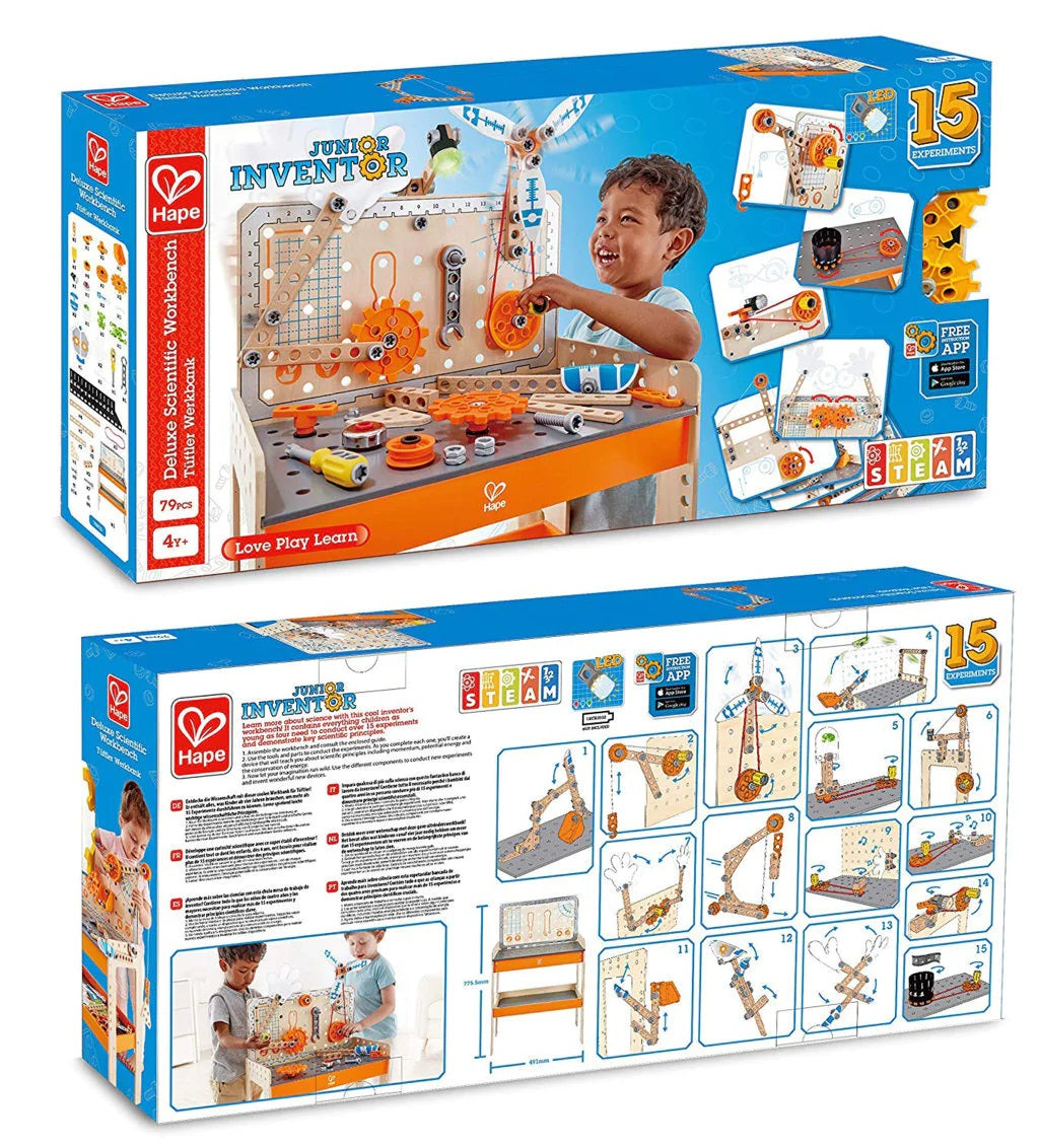 Hape Wooden Deluxe Scientific Workbench