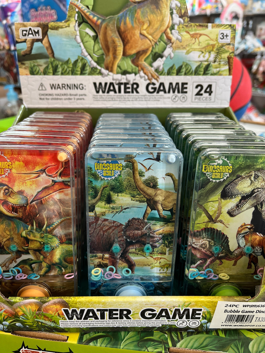 Dinosaur Water Game