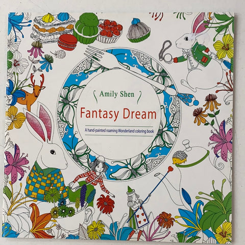 Fantasy dream colouring Book