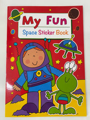 sticker book space