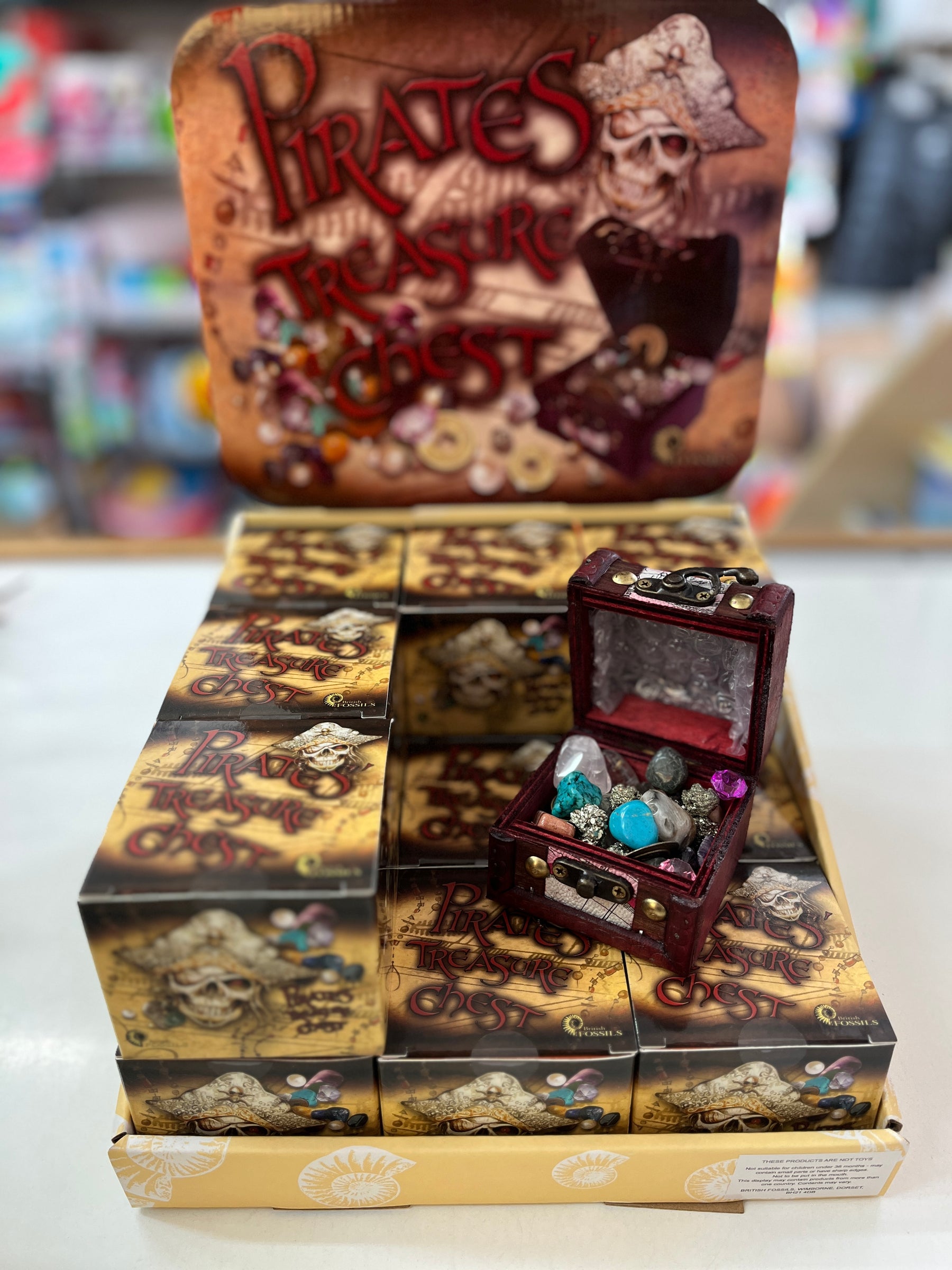 Pirate Treasure Chest with Gems – Kidzstuffonline