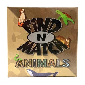 find and match animals game