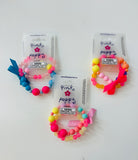 Pink Poppy Bead Bracelet