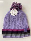 Pom Pom Hat Purple