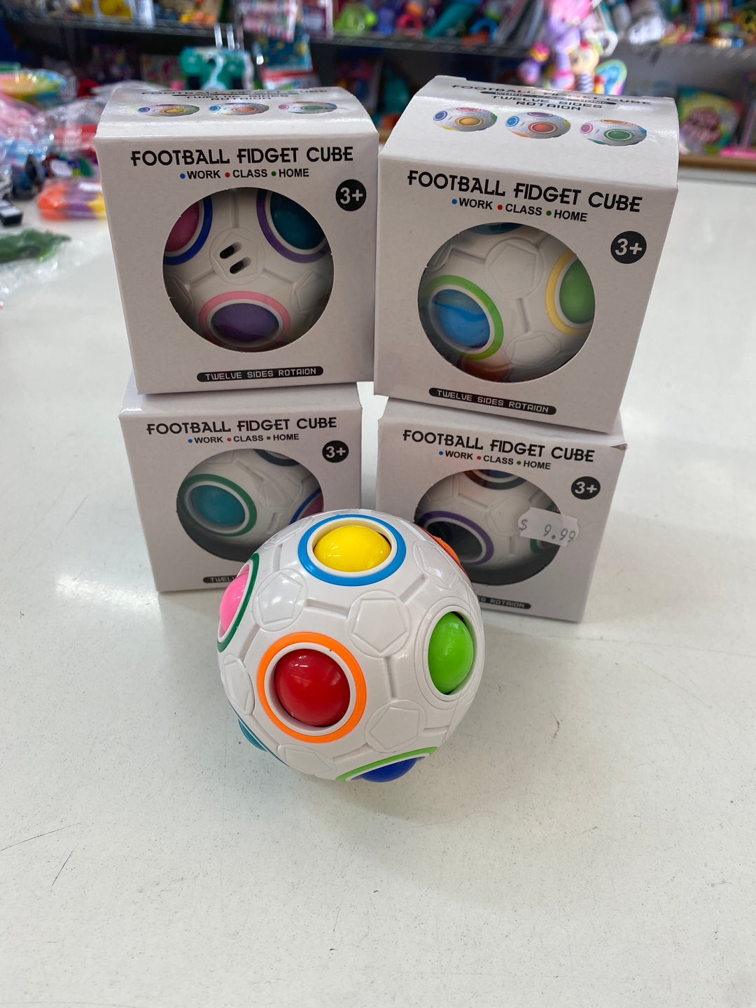 rainbow fidget ball