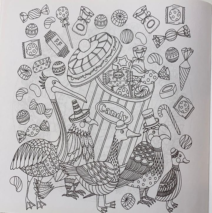 Fantasy dream colouring Book