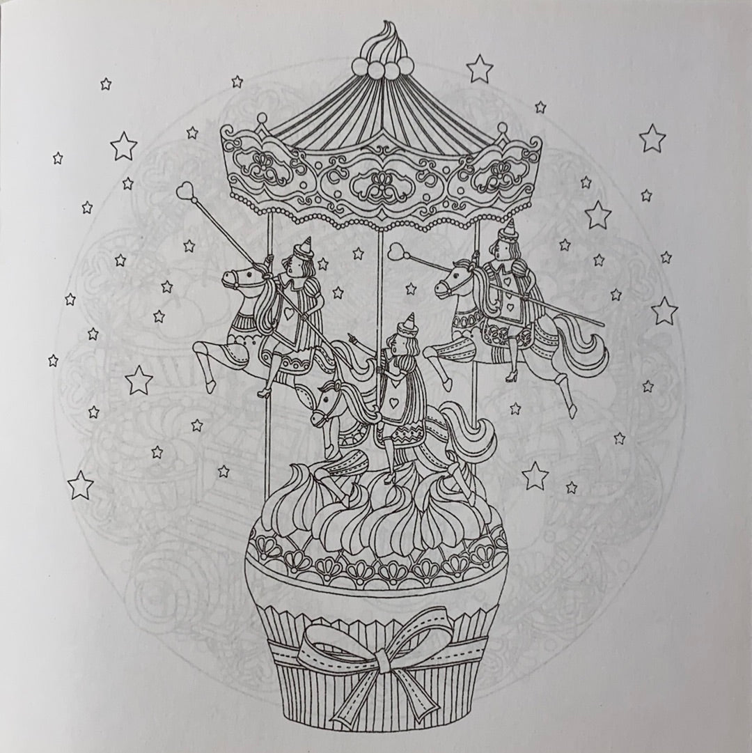 Fantasy dream colouring Book