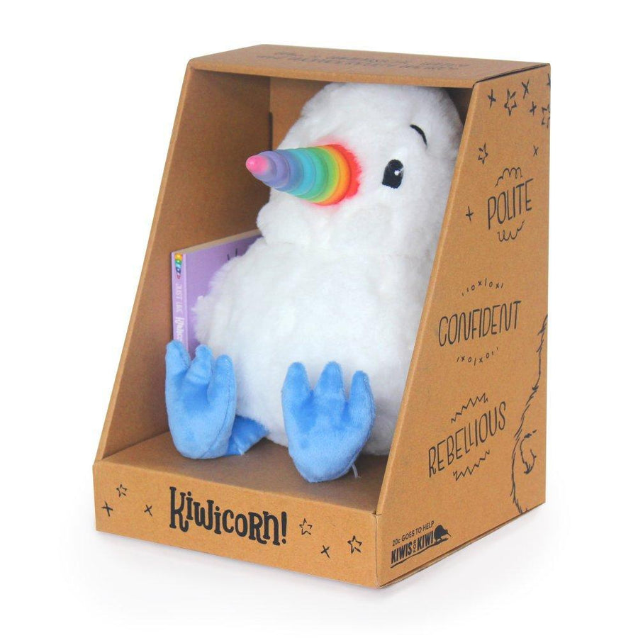 kidz-stuff-online - Kiwicorn Plush with Book