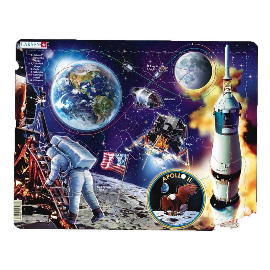 Larsen Apollo 11 Puzzle (50 Piece)