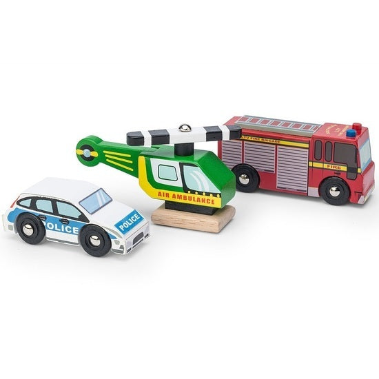 kidz-stuff-online - Le Toy Van Emergency Vehicles Set