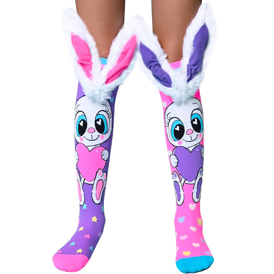 Madmia Funny Bunny Ears Socks Ages 6-99