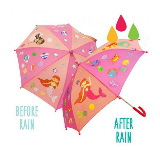 kidz-stuff-online - Gift Junction | Colour Change Umbrella - Mermaid
