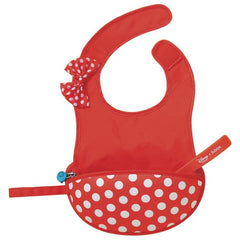 Travel Bib Minnie Mouse and Spoon