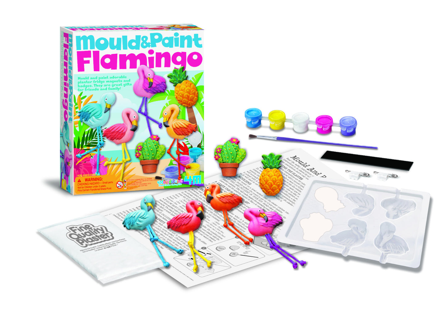 kidz-stuff-online - 4M Mould & Paint Flamingo
