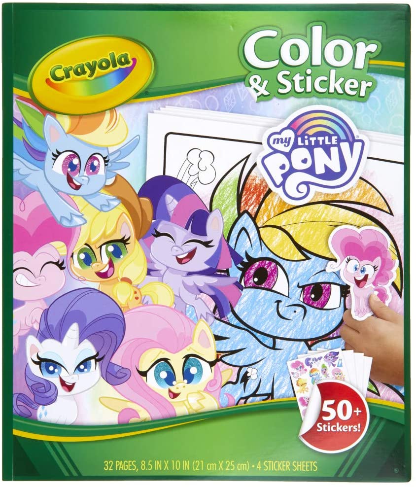 My Little Pony Colour and Sticker Book Crayola