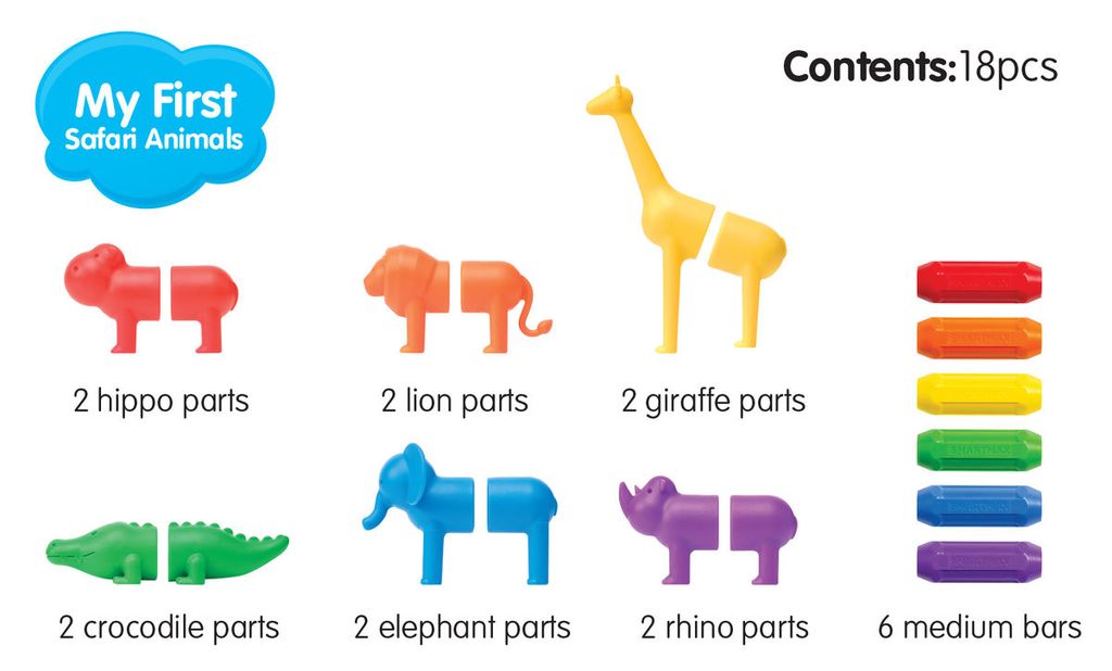 kidz-stuff-online - SmartMax My First Safari Animals