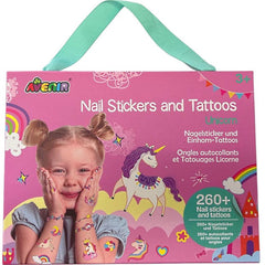 Nail Stickers and Tattoos - Unicorn